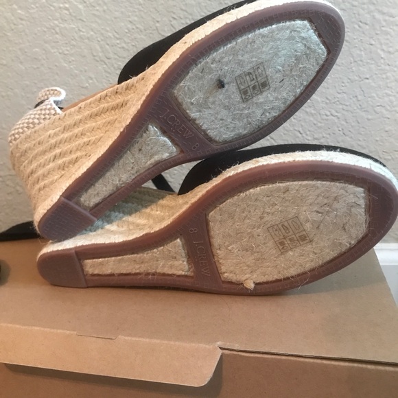 JCrew black wedges, NWT - Picture 4 of 6